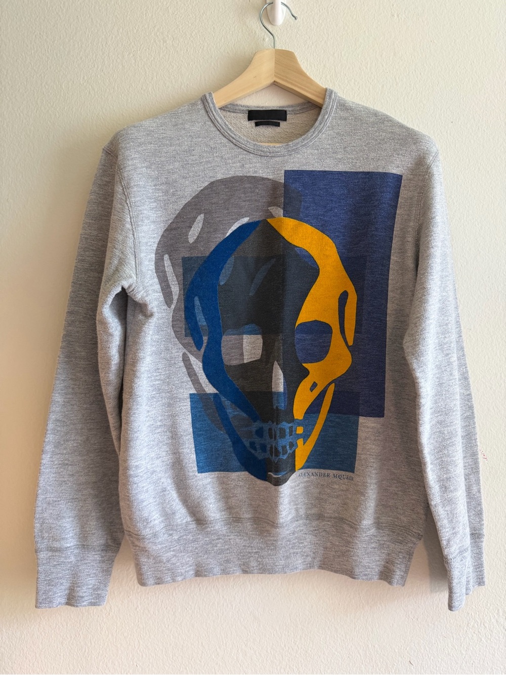 Alexander McQueen Skull Print Sweatshirt Grey L